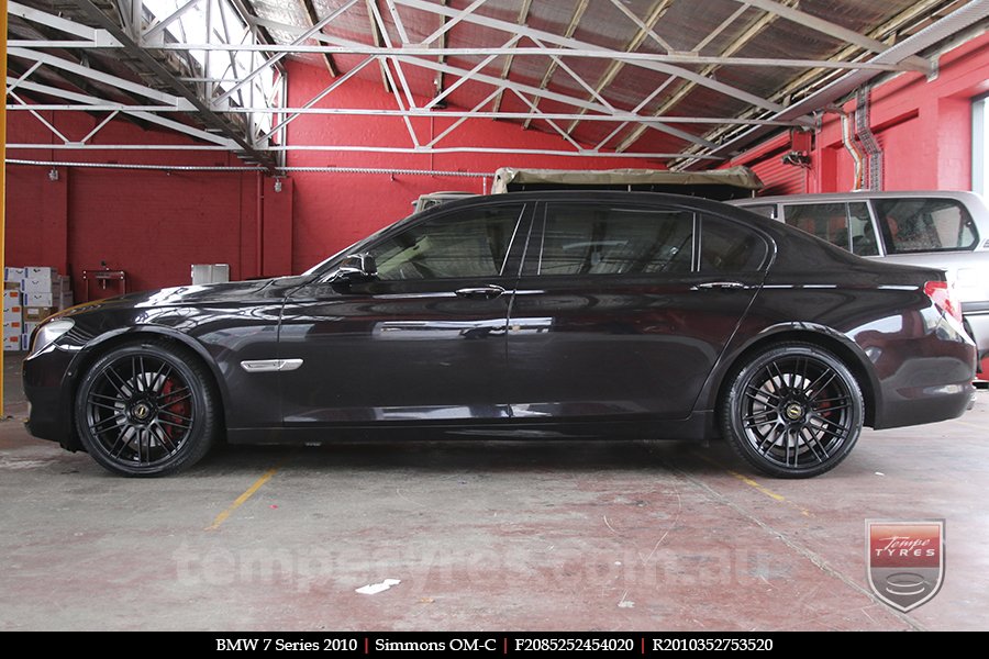 20x8.5 20x10 Simmons OM-C FB on BMW 7 SERIES