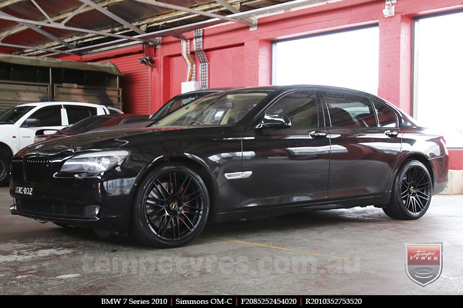 20x8.5 20x10 Simmons OM-C FB on BMW 7 SERIES