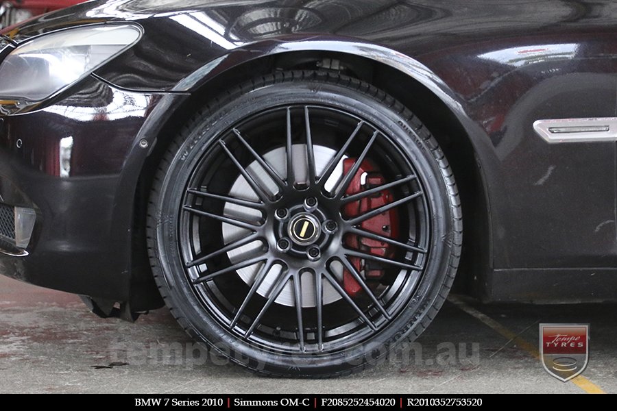 20x8.5 20x10 Simmons OM-C FB on BMW 7 SERIES