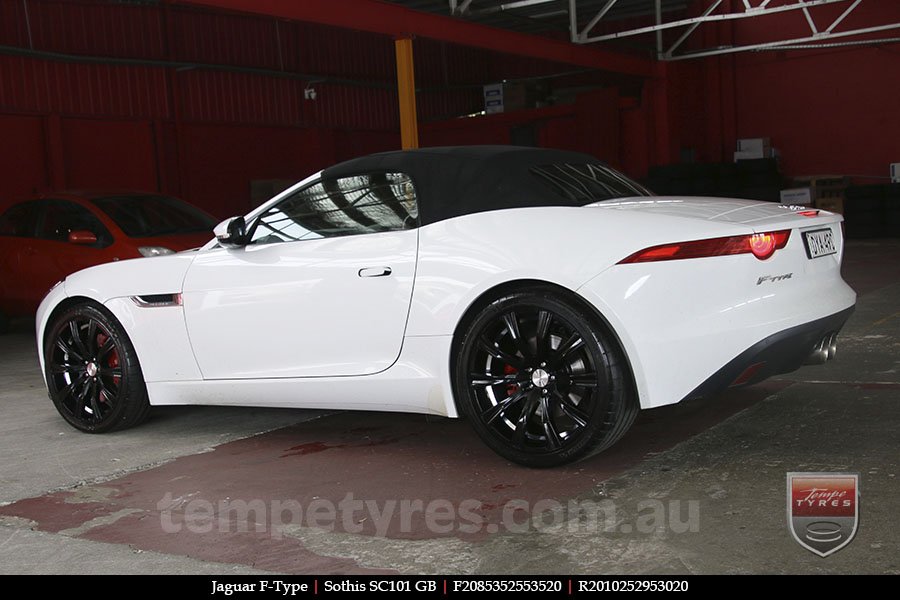 20x8.5 20x10 Sothis SC101 GB on JAGUAR F-TYPE