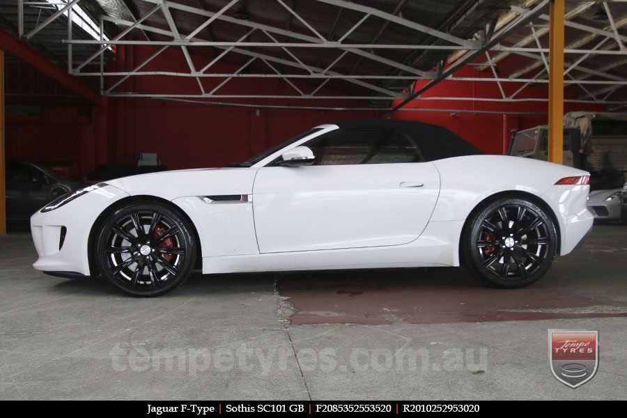 20x8.5 20x10 Sothis SC101 GB on JAGUAR F-TYPE