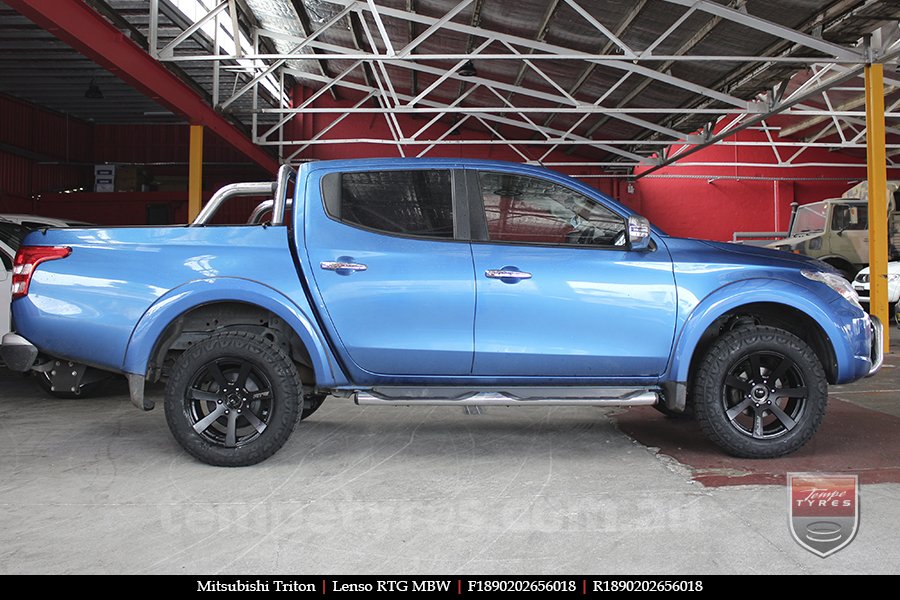 18x9.0 Lenso RTG MBW on MITSUBISHI TRITON