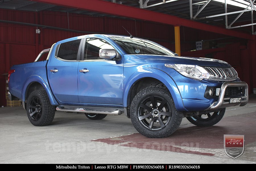 18x9.0 Lenso RTG MBW on MITSUBISHI TRITON