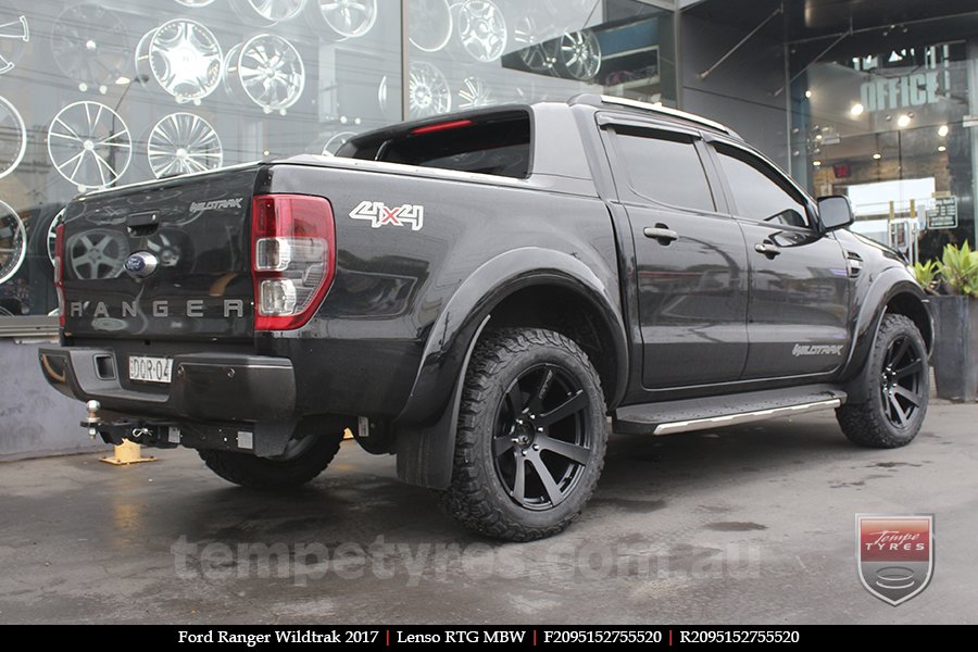 20x9.5 Lenso RTG MBW on FORD RANGER WILDTRAK