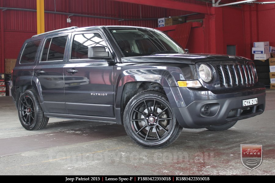 18x8.5 Lenso Spec F MB on JEEP PATRIOT