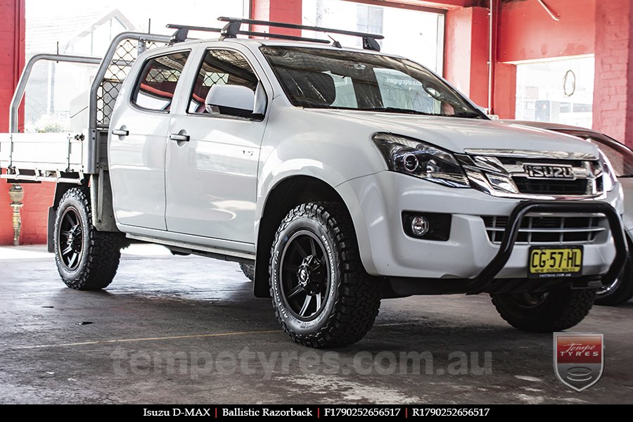 17x9.0 Ballistic Razorback on ISUZU D-MAX 