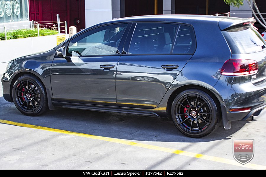 17x7.5 Lenso Spec F MB on VW GOLF