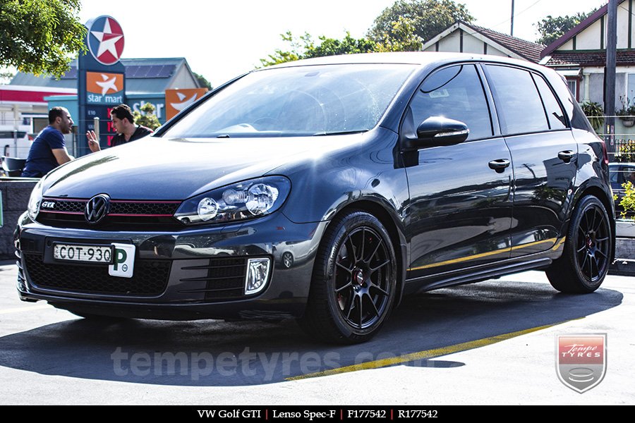 17x7.5 Lenso Spec F MB on VW GOLF