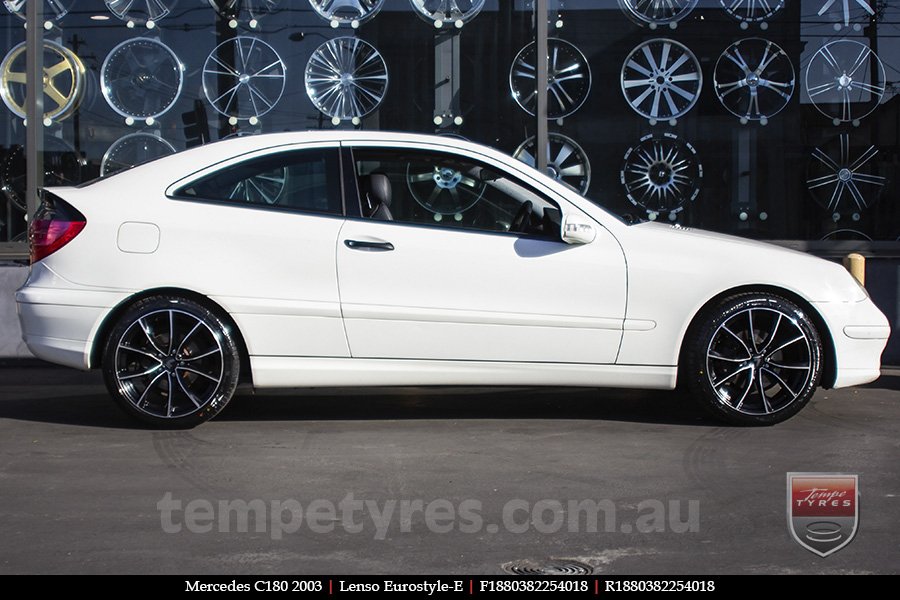 18x8.0 Lenso Eurostyle E ESE on MERCEDES C-Class