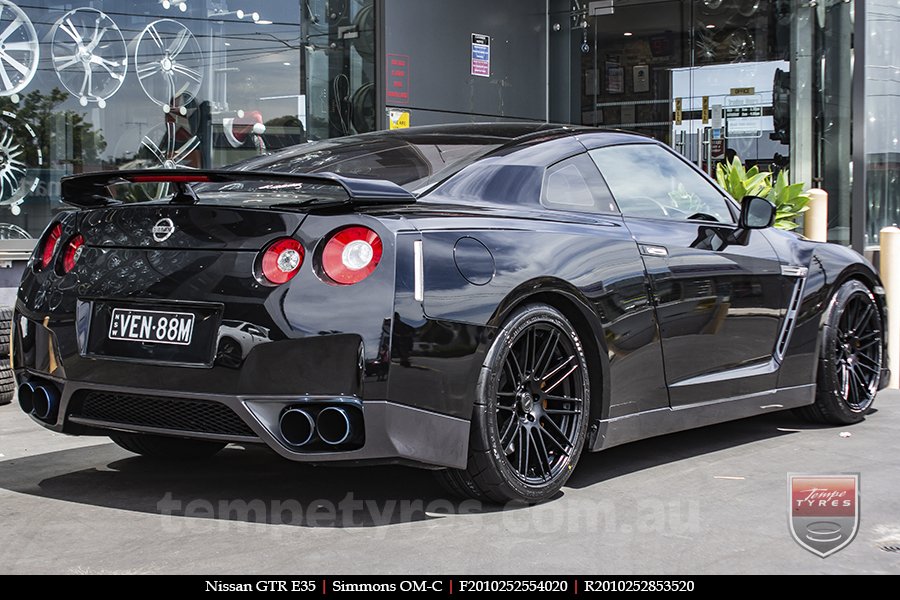 20x8.5 20x10 Simmons OM-C FB on NISSAN GT-R