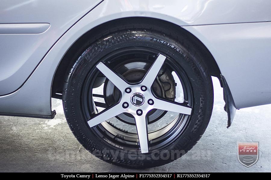 17x7.5 Lenso Jager Alpine MBFW on TOYOTA CAMRY