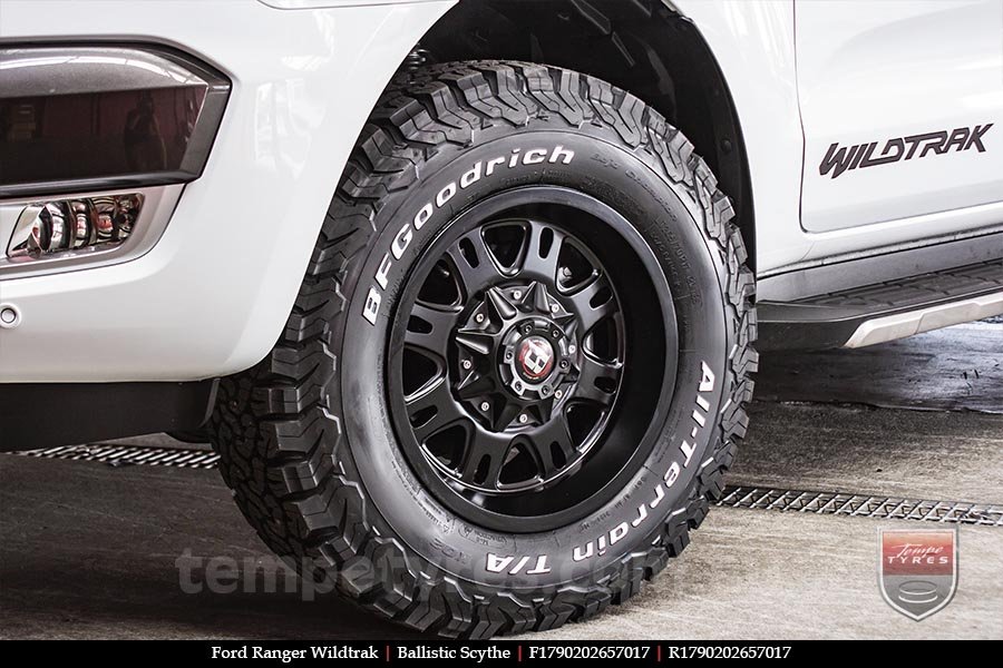 17x9.0 Ballistic Scythe on FORD RANGER WILDTRAK