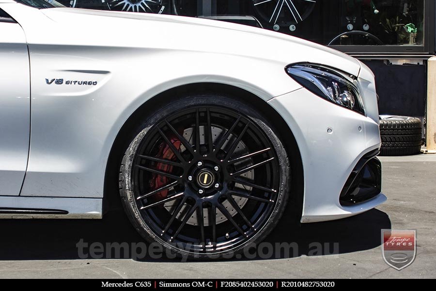 20x8.5 20x10 Simmons OM-C FB on MERCEDES C-Class