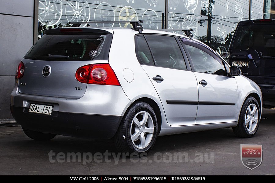 15x6.5 Akuza S004 on VW GOLF