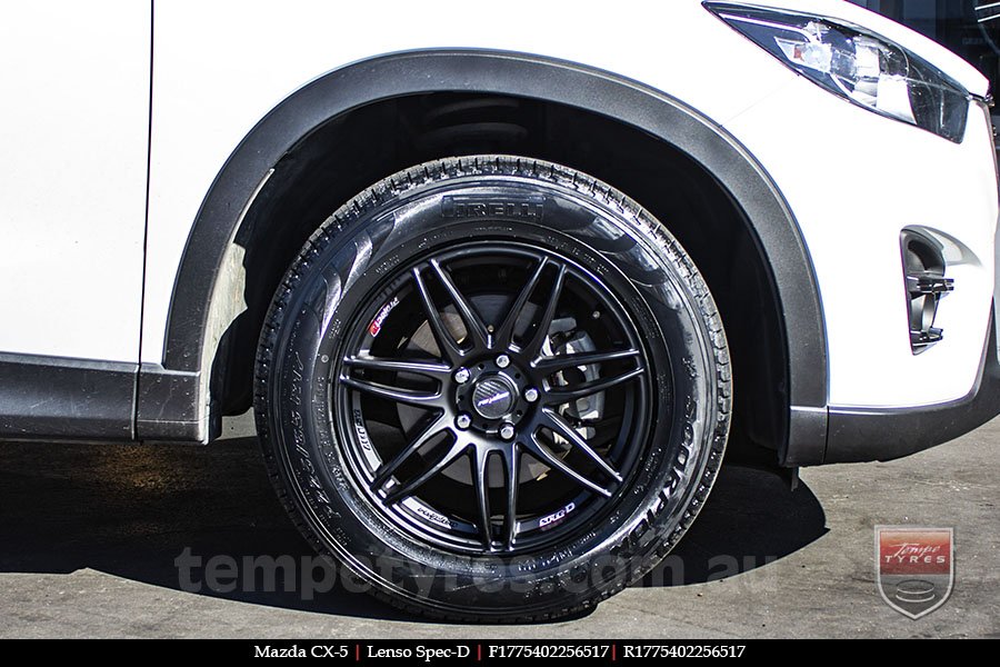 17x7.5 Lenso Spec D MB on MAZDA CX5