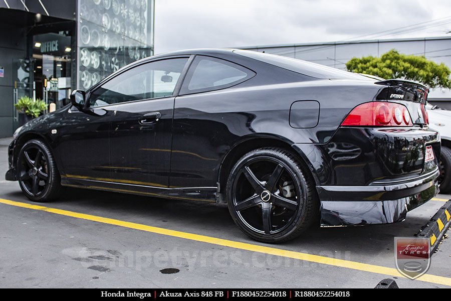 18x8.0 Akuza Axis 848 FB on HONDA INTEGRA