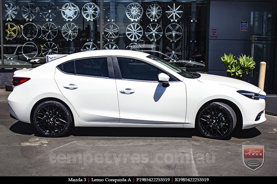 19x8.5 19x9.5 Lenso Conquista A CQA MK  on MAZDA 3