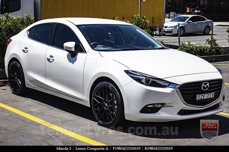 19x8.5 19x9.5 Lenso Conquista A CQA MK  on MAZDA 3