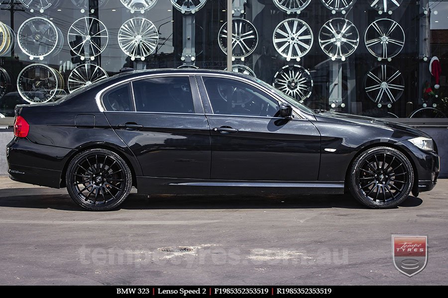 19x8.5 19x9.5 Lenso Speed 2 SP2 on BMW 3 SERIES