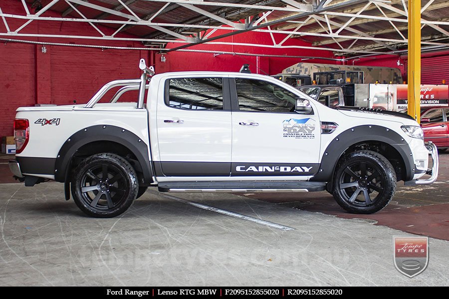 20x9.5 Lenso RTG MBW on FORD RANGER