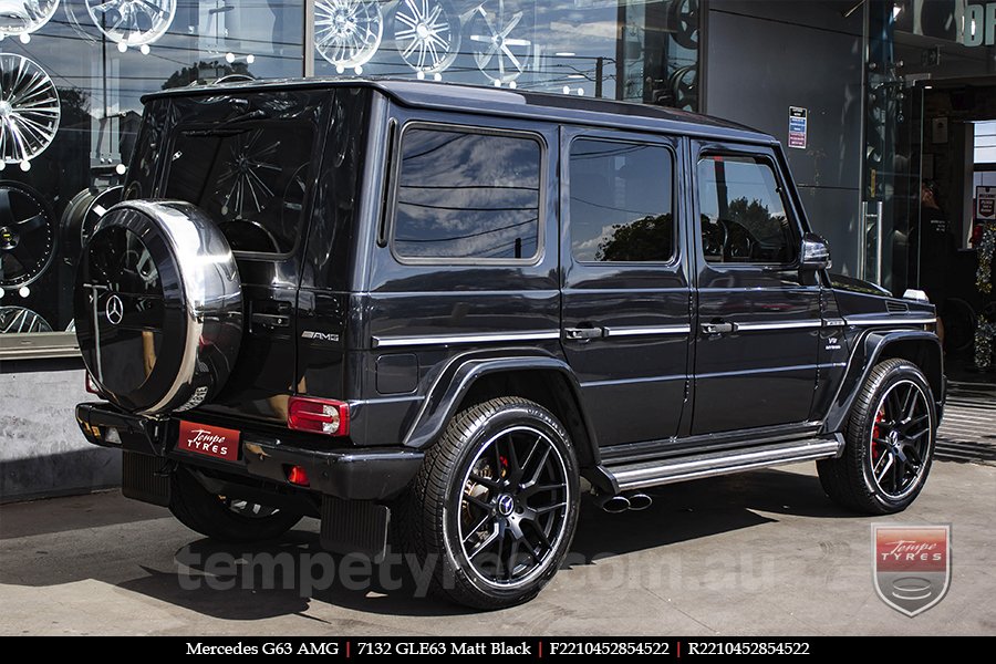 22x10 7132 GLE63 Matt Black on MERCEDES G-Class