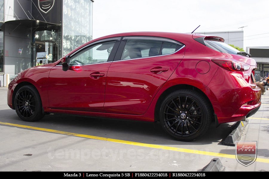 18x8.0 18x9.0 Lenso Conquista 5 SB CQ5 on MAZDA 3