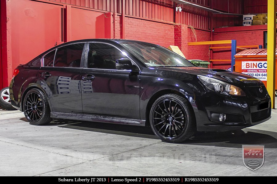 19x8.5 19x9.5 Lenso Speed 2 SP2 on SUBARU LIBERTY