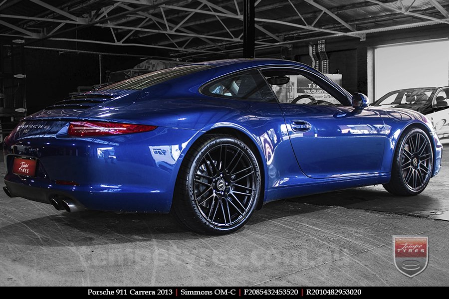 20x8.5 20x10 Simmons OM-C FB on PORSCHE CARRERA