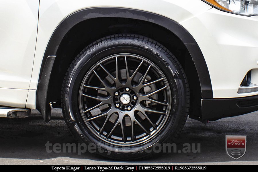 19x8.5 Lenso Type-M DG on TOYOTA KLUGER