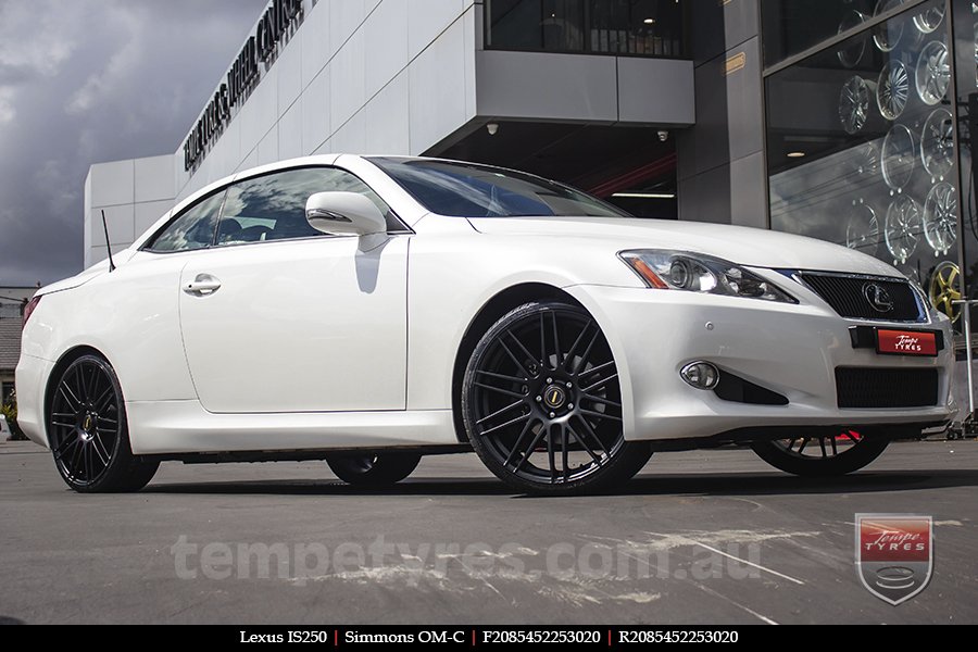 20x8.5 20x10 Simmons OM-C FB on LEXUS IS