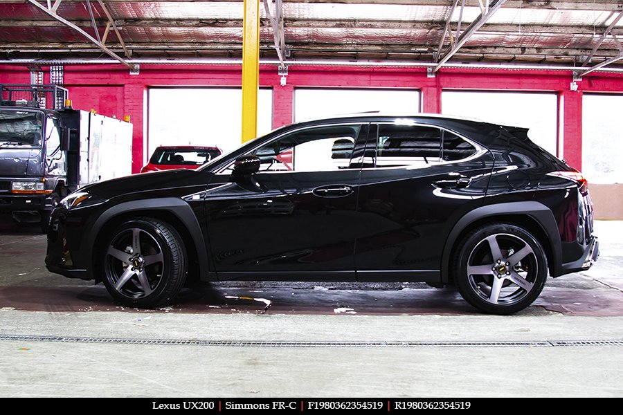 19x8.0 19x9.0 Simmons FR-C Black Tint NCT on LEXUS UX