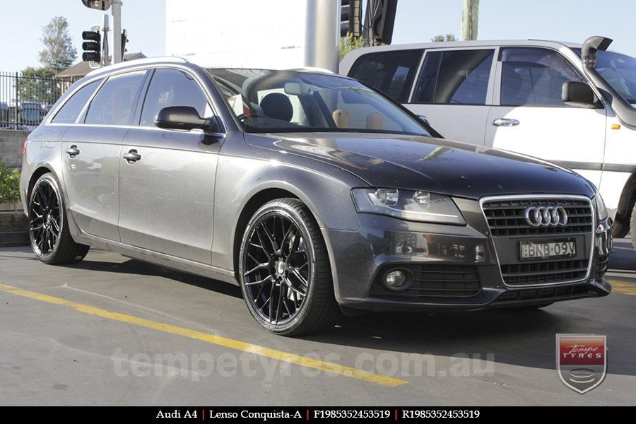 19x8.5 19x9.5 Lenso Conquista A CQA MK  on AUDI A4