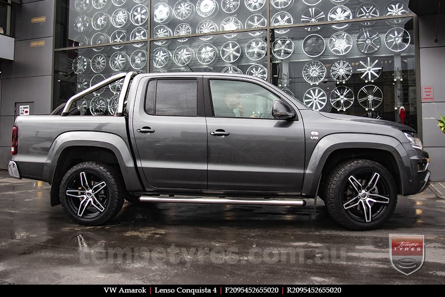 20x8.5 20x9.5 Lenso Conquista 4 CQ4 on VW AMAROK