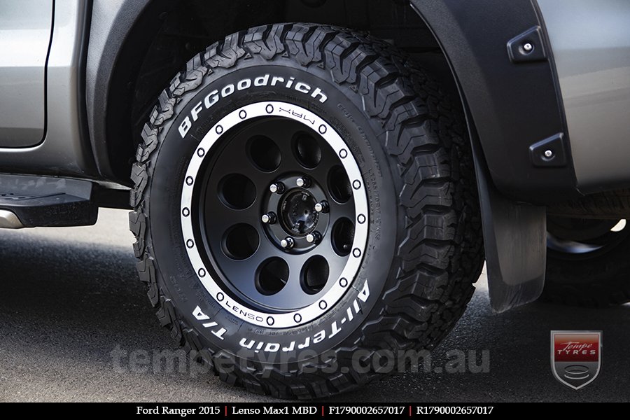 17x9.0 Lenso Max1 MBD on FORD RANGER