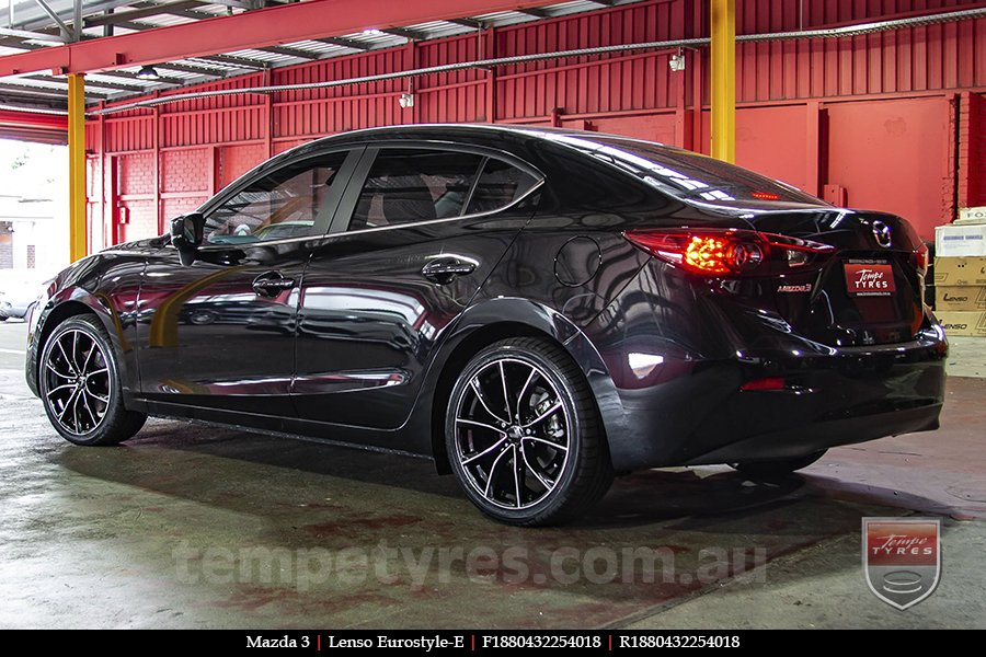 18x8.0 Lenso Eurostyle E ESE on MAZDA 3