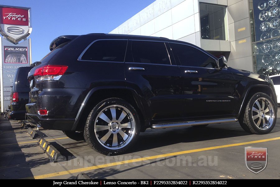 22x9.5 Lenso Concerto - BKI on JEEP GRAND CHEROKEE