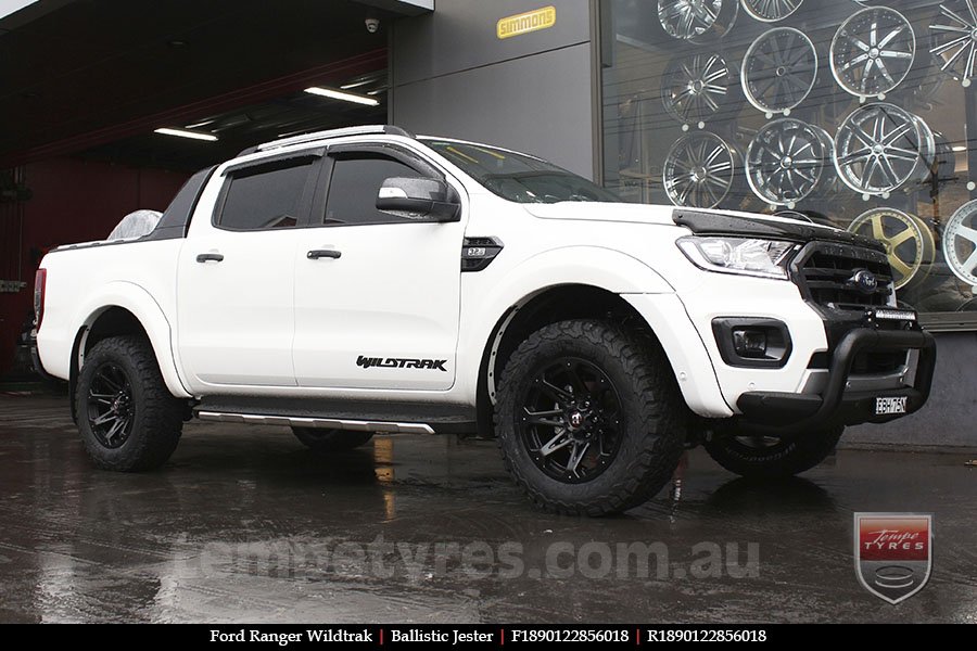 18x9.0 Ballistic Jester on FORD RANGER WILDTRAK