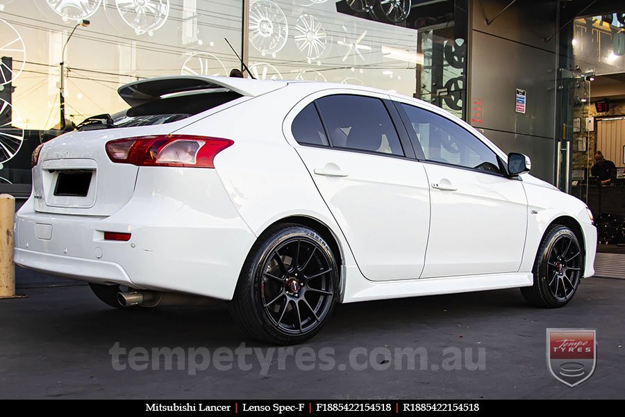 18x8.5 Lenso Spec F MB on MITSUBISHI LANCER