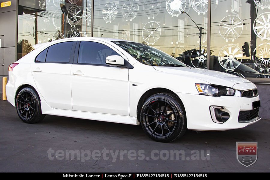 18x8.5 Lenso Spec F MB on MITSUBISHI LANCER