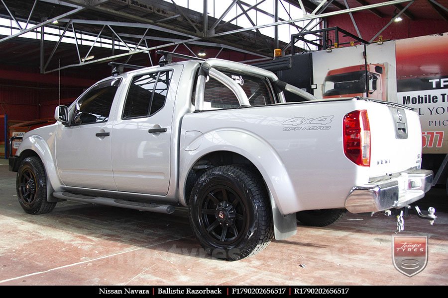 17x9.0 Ballistic Razorback on NISSAN NAVARA