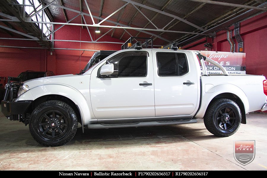 17x9.0 Ballistic Razorback on NISSAN NAVARA