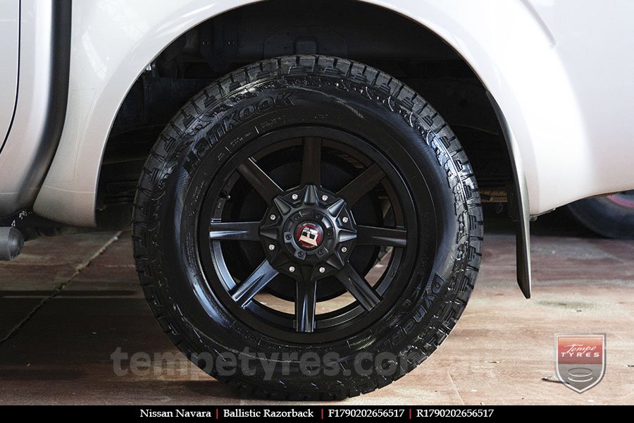 17x9.0 Ballistic Razorback on NISSAN NAVARA