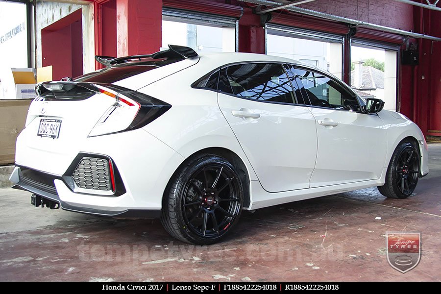 18x8.5 Lenso Spec F MB on HONDA CIVIC