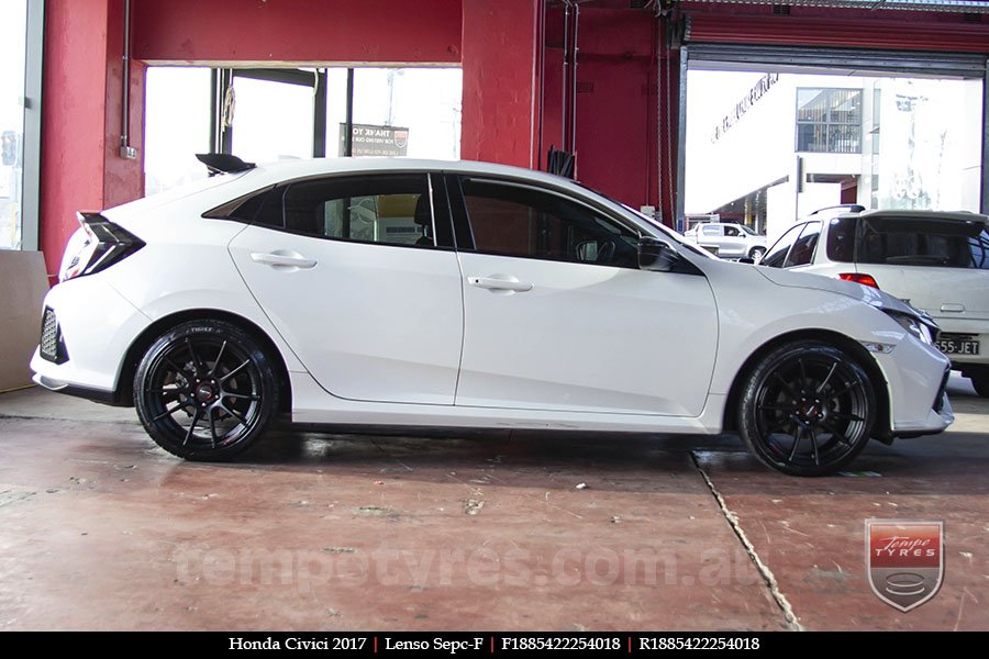 18x8.5 Lenso Spec F MB on HONDA CIVIC