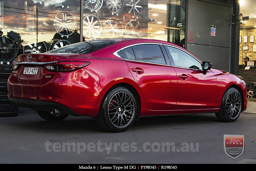 19x8.5 Lenso Type-M DG on MAZDA 6