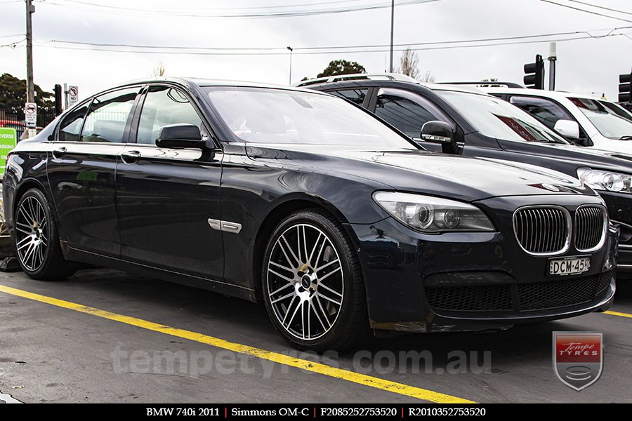 20x8.5 20x10 Simmons OM-C BM on BMW 7 SERIES