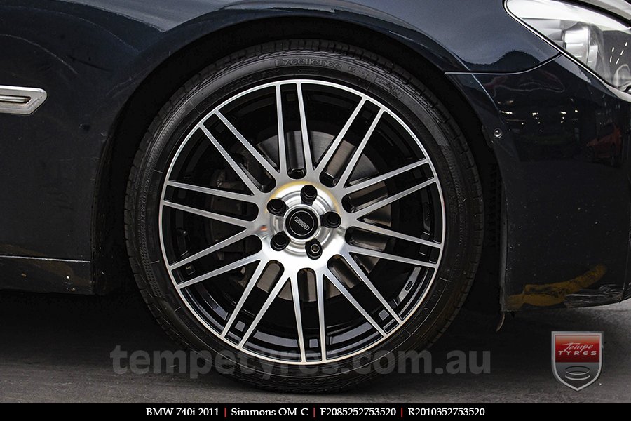 20x8.5 20x10 Simmons OM-C BM on BMW 7 SERIES