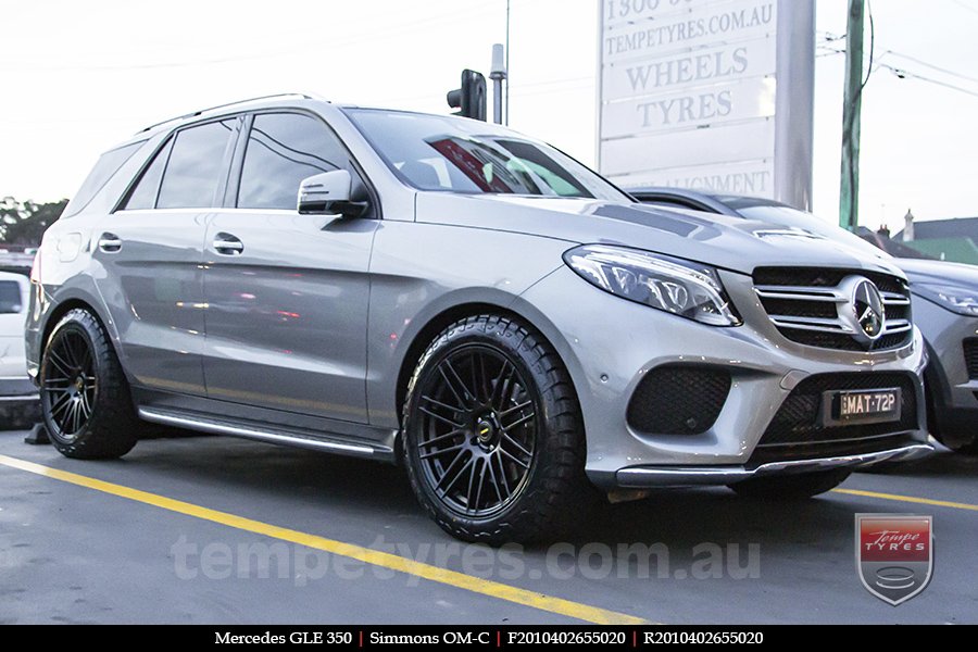 20x8.5 20x10 Simmons OM-C FB on MERCEDES GLE