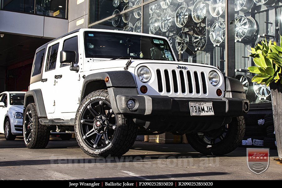 20x9.0 Ballistic Joker FB on JEEP WRANGLER