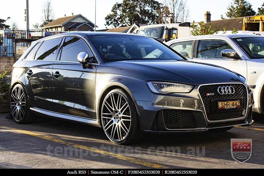 20x8.5 20x10 Simmons OM-C BM on AUDI RS3